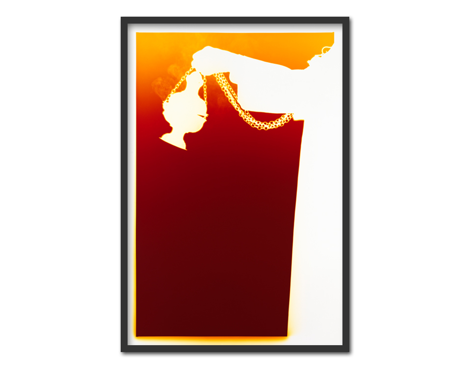 Abbot Burkhard & thurible ~ 75x110cm