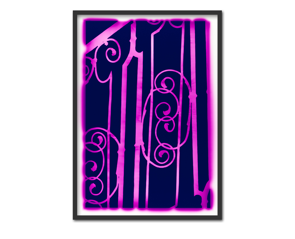 Iron lattice detail ~ 55x75cm